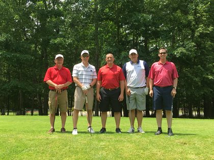 group of golfers