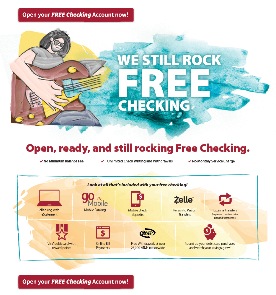 Open your FREE Checking Account now!